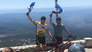 Tandem duo conquer Tour de France peak four times in 24 hours for Bath Rugby Foundation